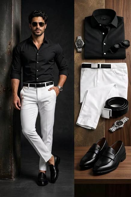 Black Shirt and Pant 